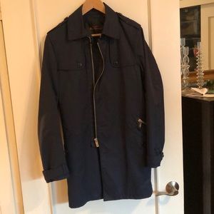 Ben Sherman blue trench coat. Men’s size small